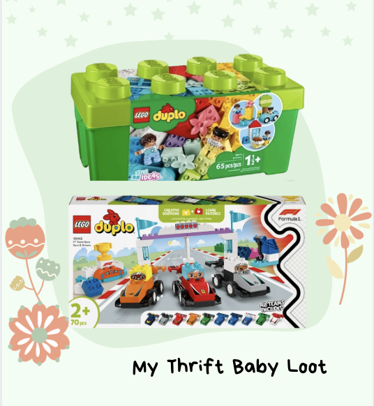 Preloved Lego Duplo and Lego F1 Set